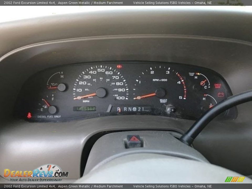 2002 Ford Excursion Limited 4x4 Gauges Photo #3