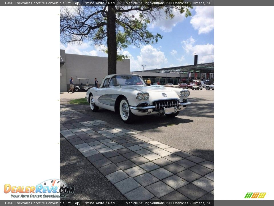 Ermine White 1960 Chevrolet Corvette Convertible Soft Top Photo #4