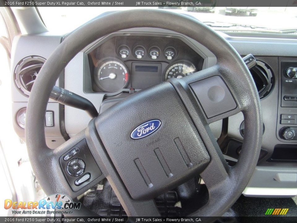 2016 Ford F250 Super Duty XL Regular Cab Oxford White / Steel Photo #21