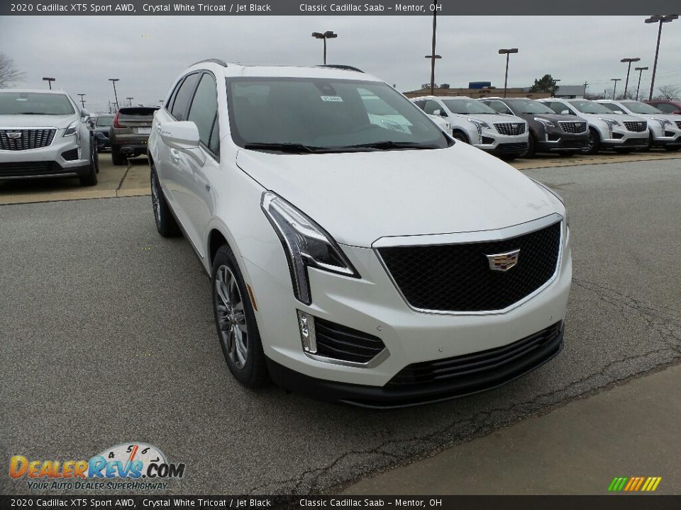 2020 Cadillac XT5 Sport AWD Crystal White Tricoat / Jet Black Photo #1