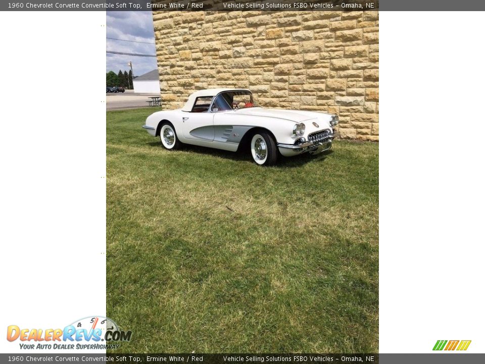 Front 3/4 View of 1960 Chevrolet Corvette Convertible Soft Top Photo #10