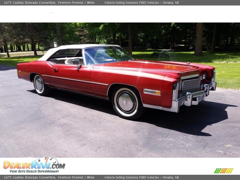 Front 3/4 View of 1975 Cadillac Eldorado Convertible Photo #1