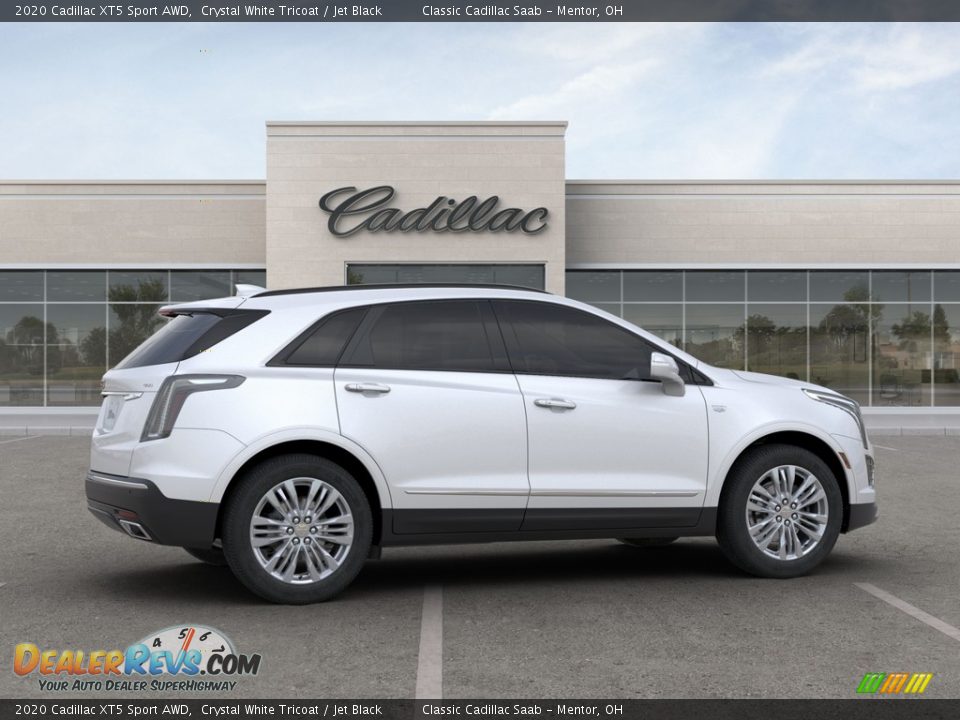 2020 Cadillac XT5 Sport AWD Crystal White Tricoat / Jet Black Photo #7