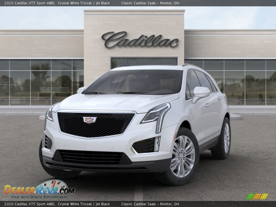 2020 Cadillac XT5 Sport AWD Crystal White Tricoat / Jet Black Photo #8