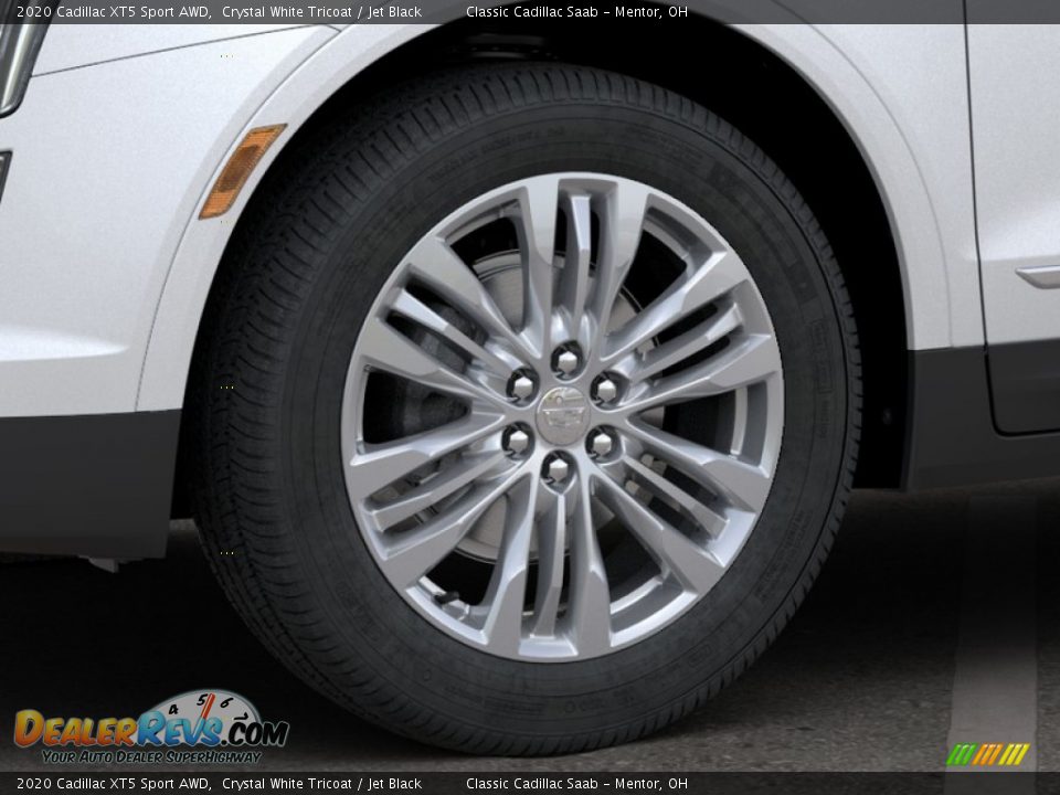 2020 Cadillac XT5 Sport AWD Crystal White Tricoat / Jet Black Photo #9
