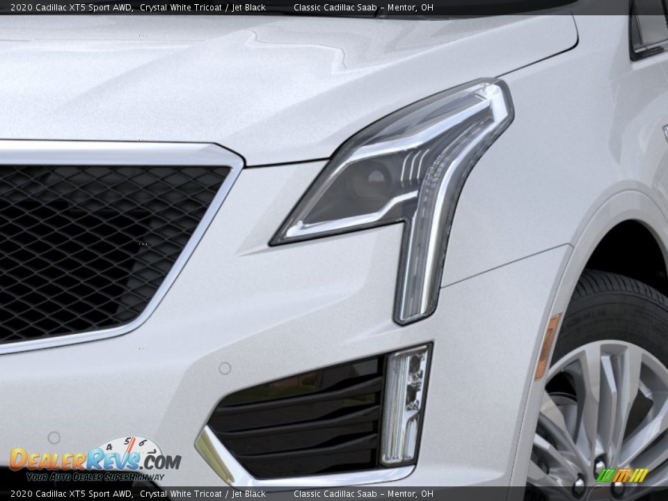 2020 Cadillac XT5 Sport AWD Crystal White Tricoat / Jet Black Photo #10