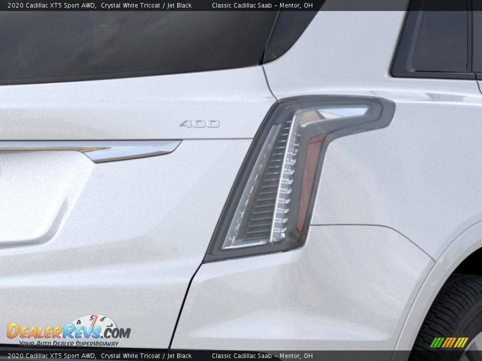2020 Cadillac XT5 Sport AWD Crystal White Tricoat / Jet Black Photo #11