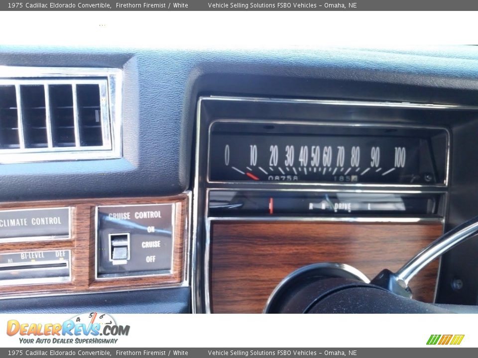 1975 Cadillac Eldorado Convertible Gauges Photo #12