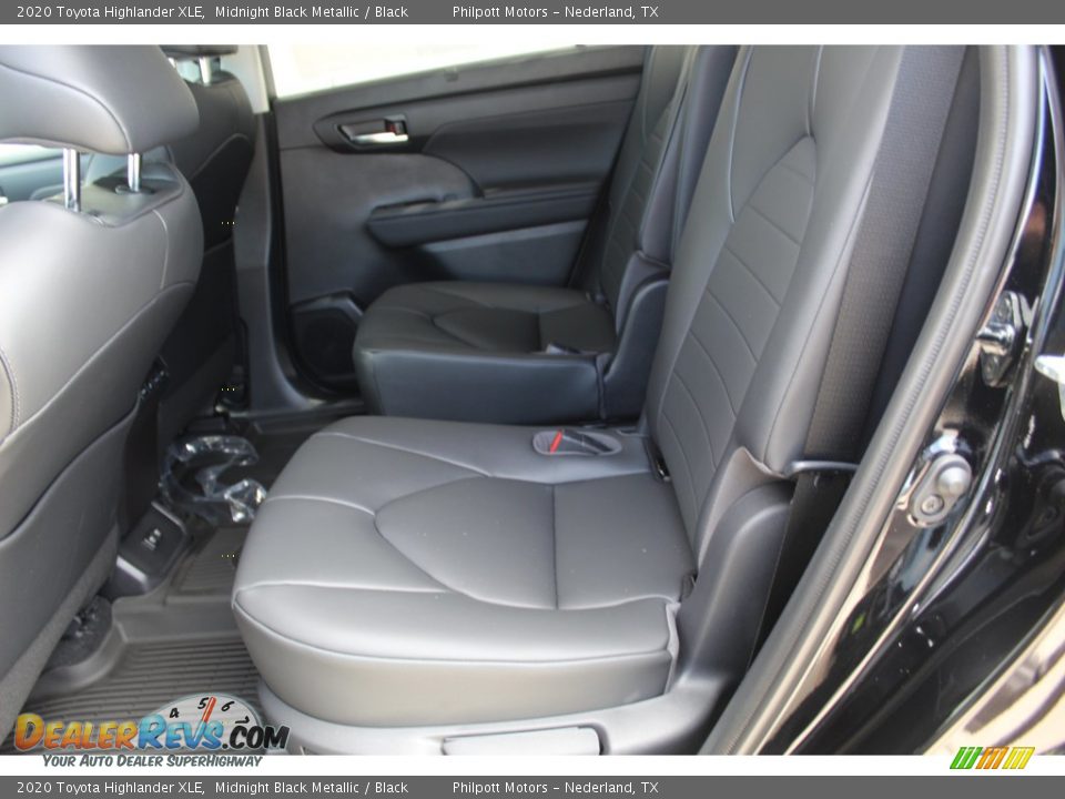 2020 Toyota Highlander XLE Midnight Black Metallic / Black Photo #21