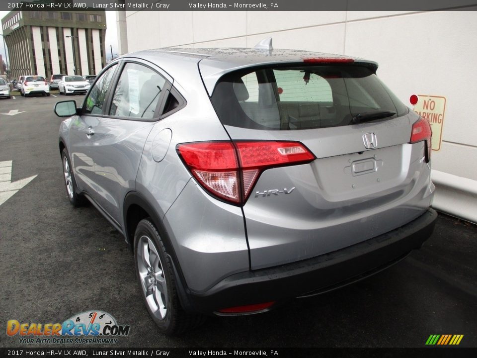2017 Honda HR-V LX AWD Lunar Silver Metallic / Gray Photo #3
