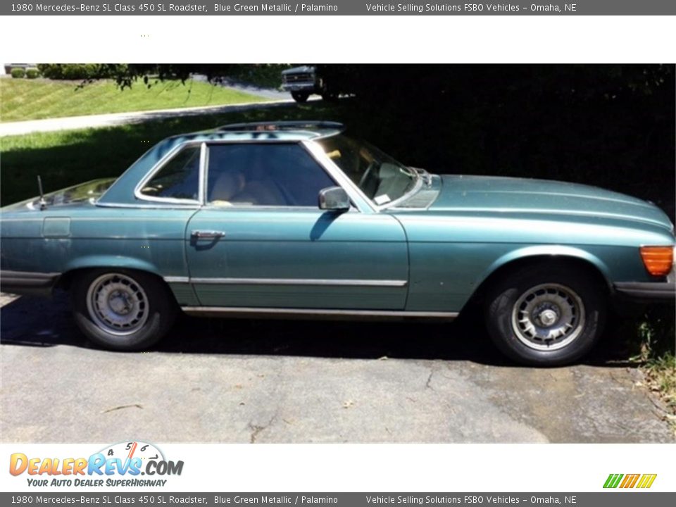 Blue Green Metallic 1980 Mercedes-Benz SL Class 450 SL Roadster Photo #14