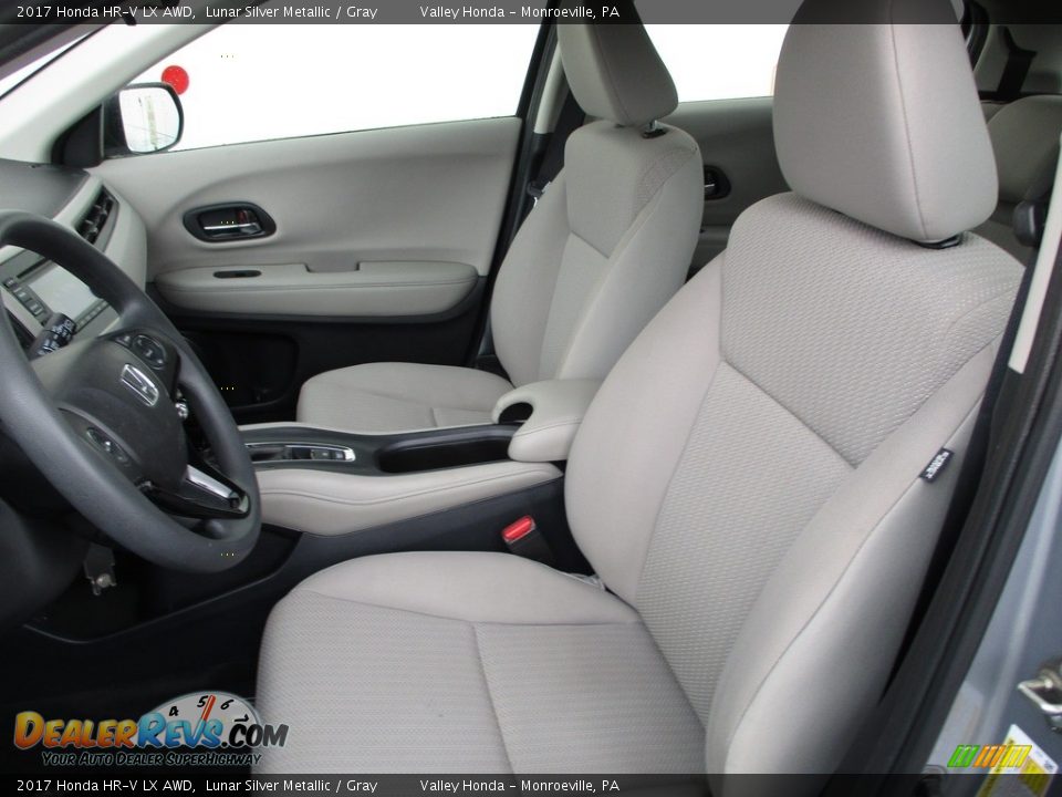 2017 Honda HR-V LX AWD Lunar Silver Metallic / Gray Photo #11