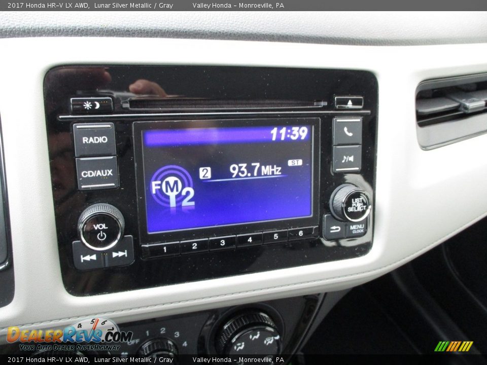 2017 Honda HR-V LX AWD Lunar Silver Metallic / Gray Photo #15
