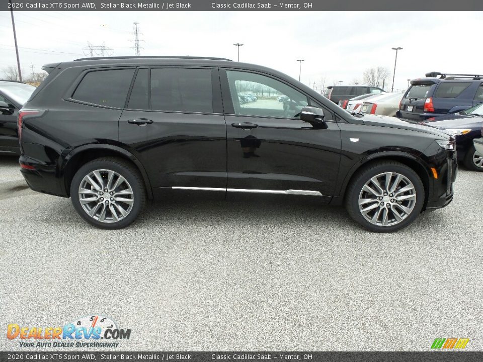 2020 Cadillac XT6 Sport AWD Stellar Black Metallic / Jet Black Photo #2