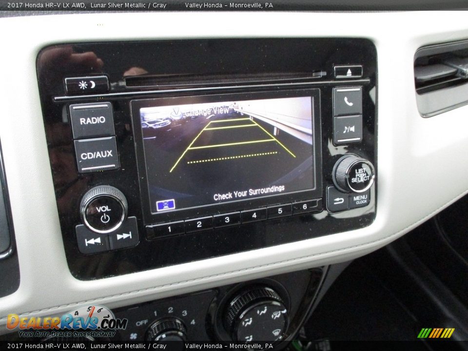 2017 Honda HR-V LX AWD Lunar Silver Metallic / Gray Photo #16