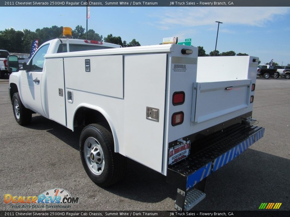 2011 Chevrolet Silverado 2500HD Regular Cab Chassis Summit White / Dark Titanium Photo #3