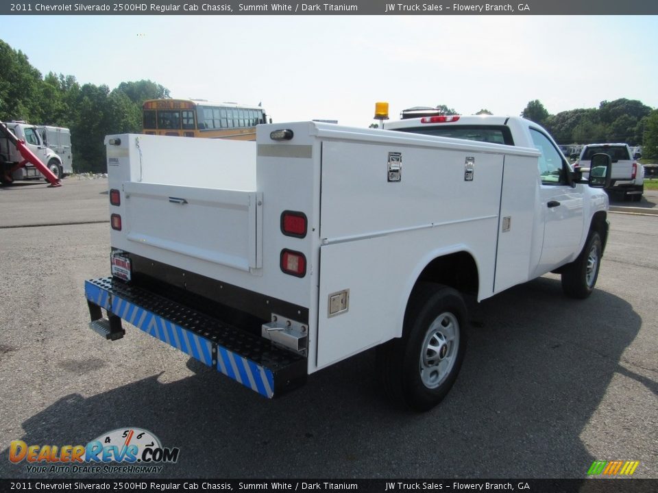 2011 Chevrolet Silverado 2500HD Regular Cab Chassis Summit White / Dark Titanium Photo #5