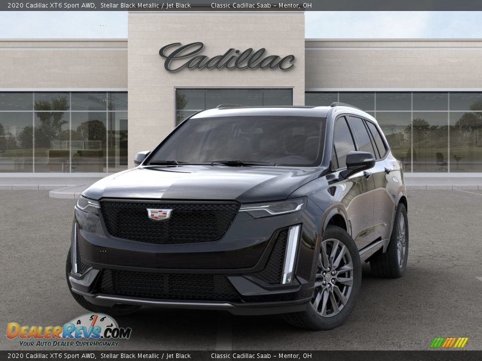 2020 Cadillac XT6 Sport AWD Stellar Black Metallic / Jet Black Photo #8