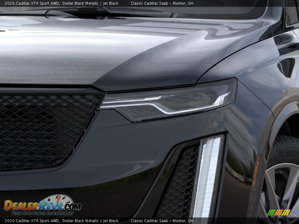 2020 Cadillac XT6 Sport AWD Stellar Black Metallic / Jet Black Photo #10