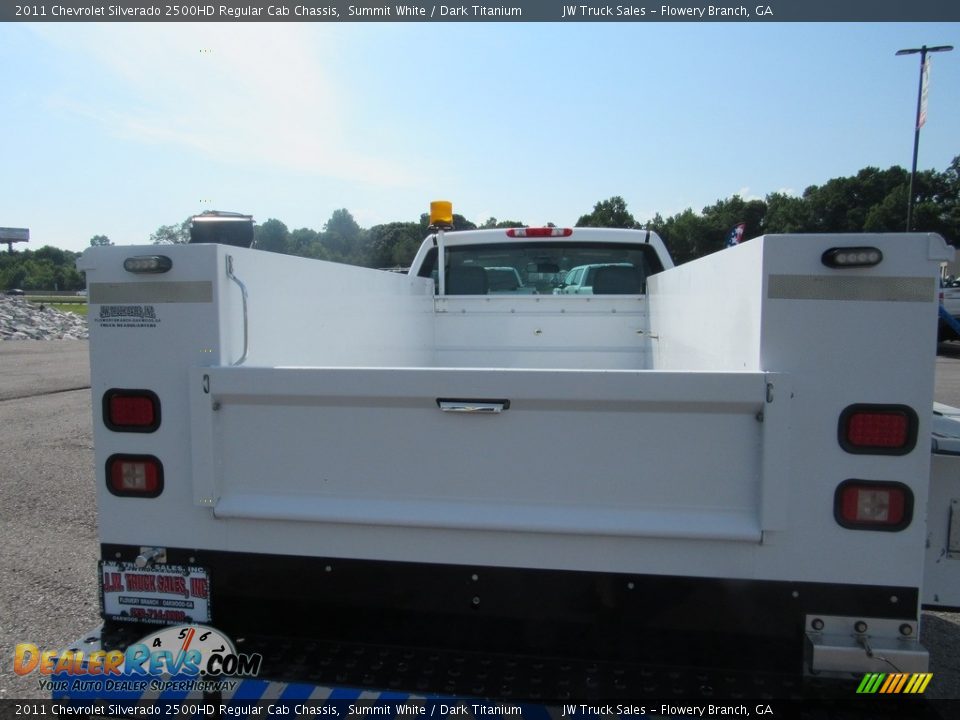 2011 Chevrolet Silverado 2500HD Regular Cab Chassis Summit White / Dark Titanium Photo #11