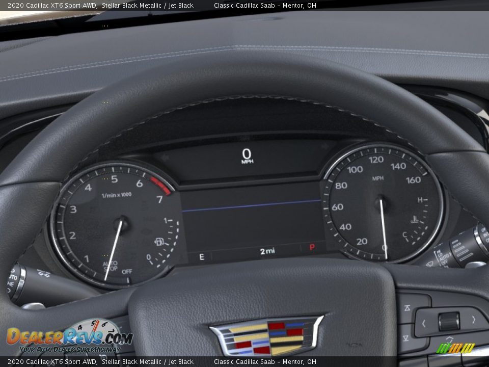 2020 Cadillac XT6 Sport AWD Stellar Black Metallic / Jet Black Photo #14