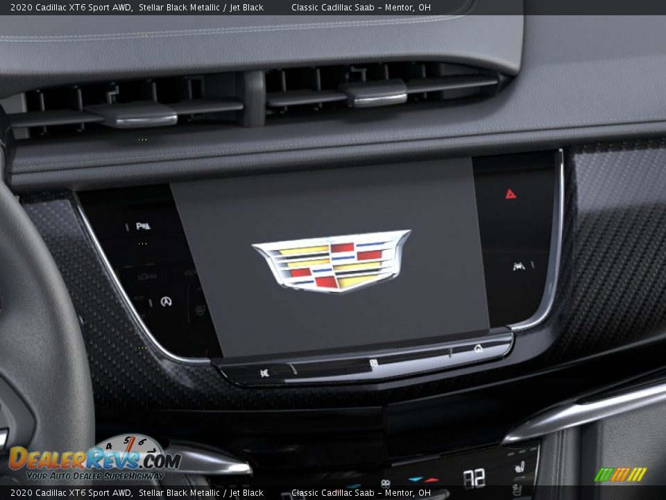 2020 Cadillac XT6 Sport AWD Stellar Black Metallic / Jet Black Photo #16