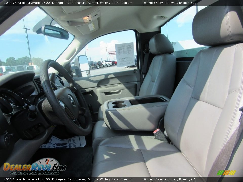 2011 Chevrolet Silverado 2500HD Regular Cab Chassis Summit White / Dark Titanium Photo #16