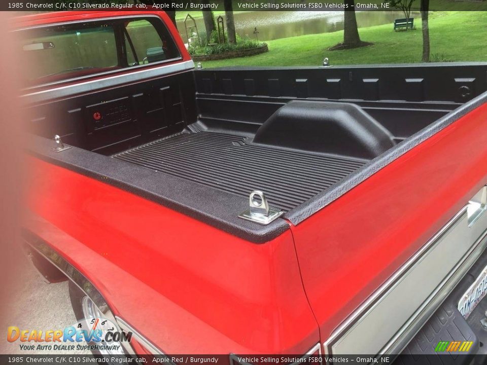 1985 Chevrolet C/K C10 Silverado Regular cab Apple Red / Burgundy Photo #12