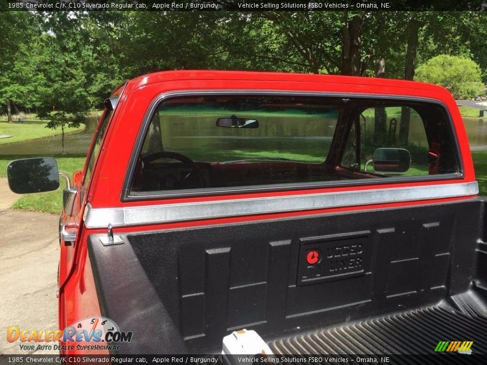 1985 Chevrolet C/K C10 Silverado Regular cab Apple Red / Burgundy Photo #13