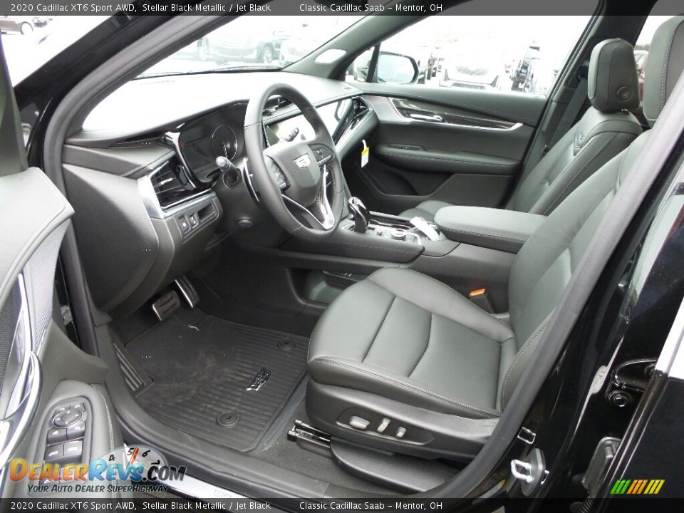 2020 Cadillac XT6 Sport AWD Stellar Black Metallic / Jet Black Photo #3