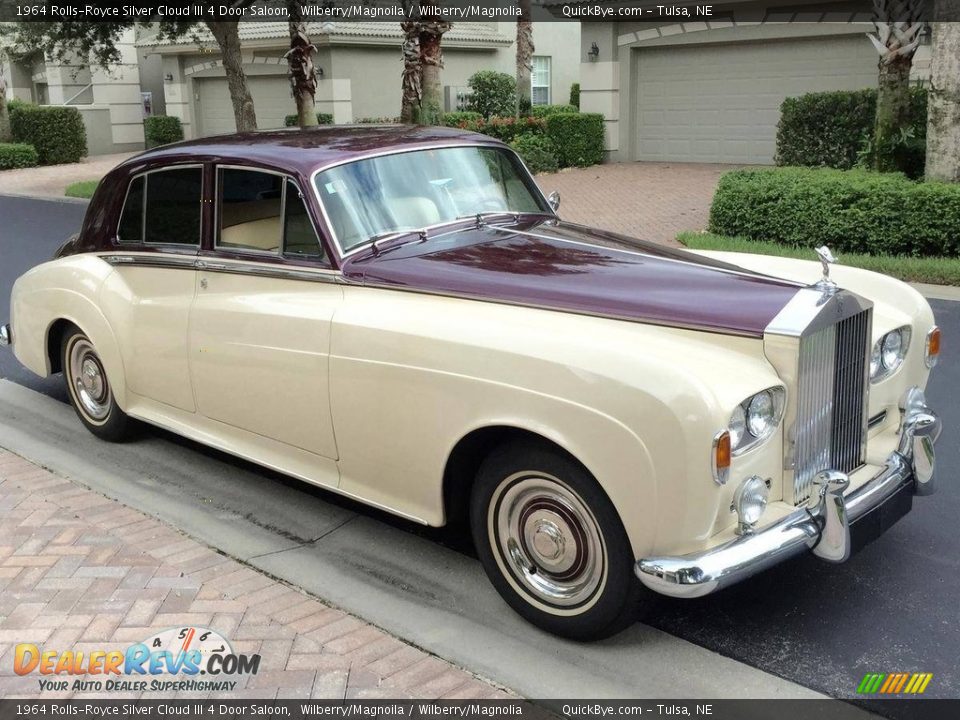 Front 3/4 View of 1964 Rolls-Royce Silver Cloud III 4 Door Saloon Photo #1