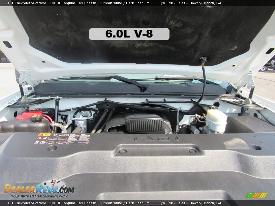 2011 Chevrolet Silverado 2500HD Regular Cab Chassis Summit White / Dark Titanium Photo #25