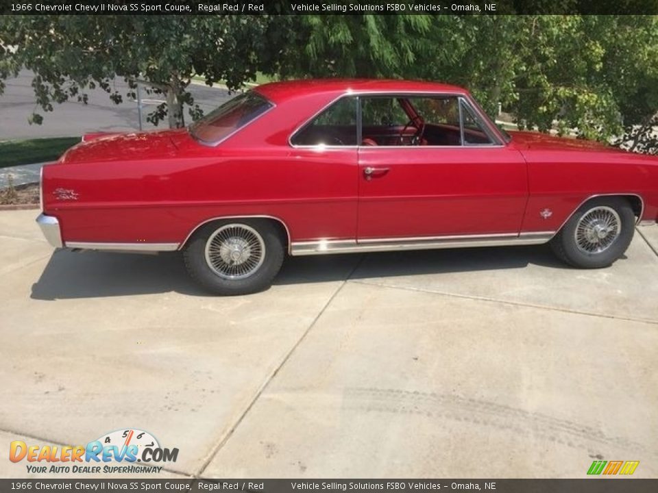 Regal Red 1966 Chevrolet Chevy II Nova SS Sport Coupe Photo #1