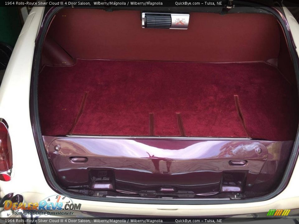 1964 Rolls-Royce Silver Cloud III 4 Door Saloon Trunk Photo #5