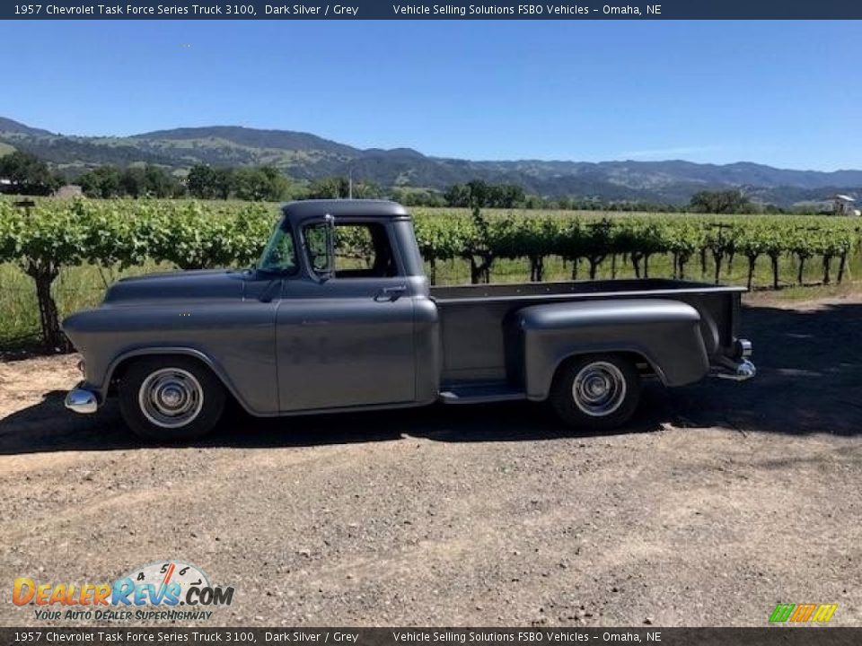 Dark Silver 1957 Chevrolet Task Force Series Truck 3100 Photo #2