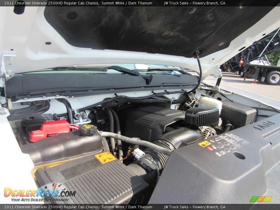 2011 Chevrolet Silverado 2500HD Regular Cab Chassis Summit White / Dark Titanium Photo #27