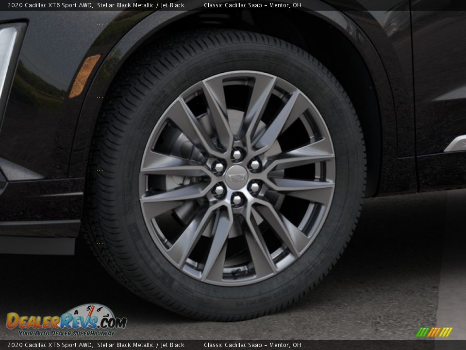 2020 Cadillac XT6 Sport AWD Stellar Black Metallic / Jet Black Photo #10