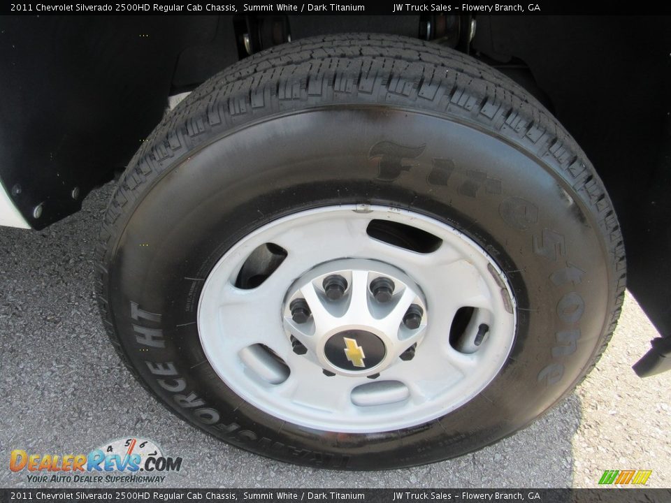 2011 Chevrolet Silverado 2500HD Regular Cab Chassis Summit White / Dark Titanium Photo #28