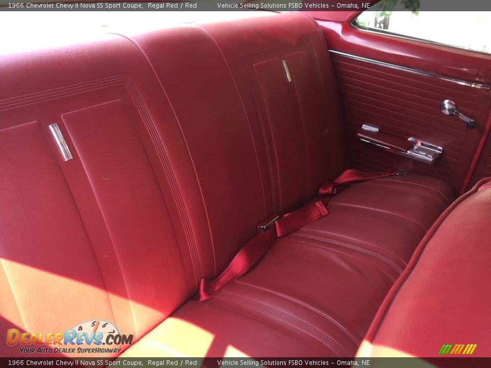 Rear Seat of 1966 Chevrolet Chevy II Nova SS Sport Coupe Photo #4