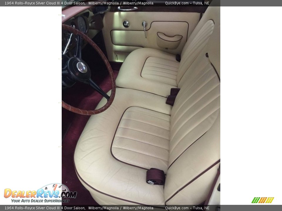 Front Seat of 1964 Rolls-Royce Silver Cloud III 4 Door Saloon Photo #8