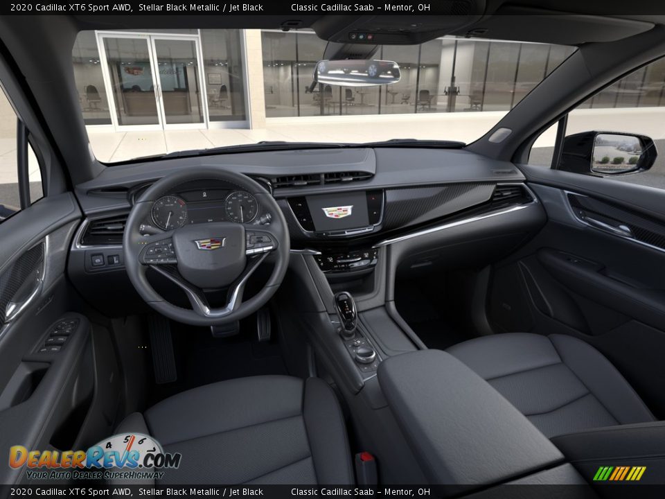 2020 Cadillac XT6 Sport AWD Stellar Black Metallic / Jet Black Photo #13