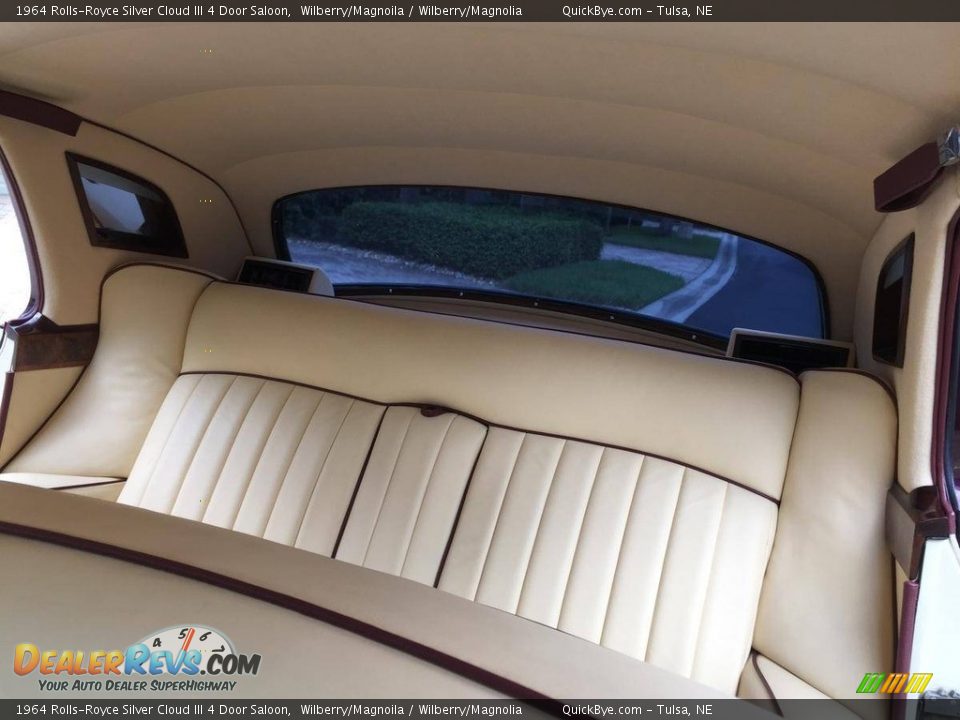 Rear Seat of 1964 Rolls-Royce Silver Cloud III 4 Door Saloon Photo #10
