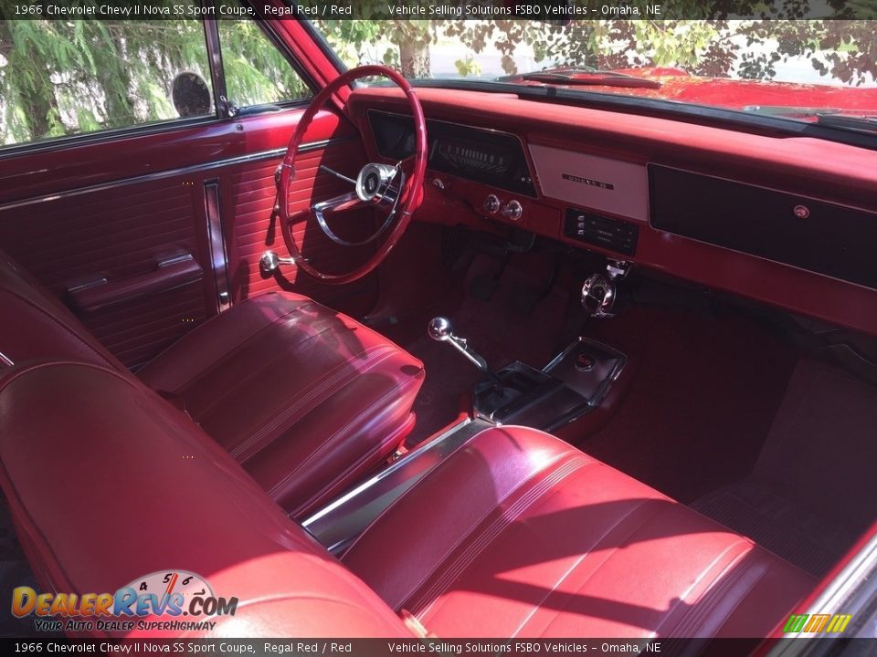 Front Seat of 1966 Chevrolet Chevy II Nova SS Sport Coupe Photo #6