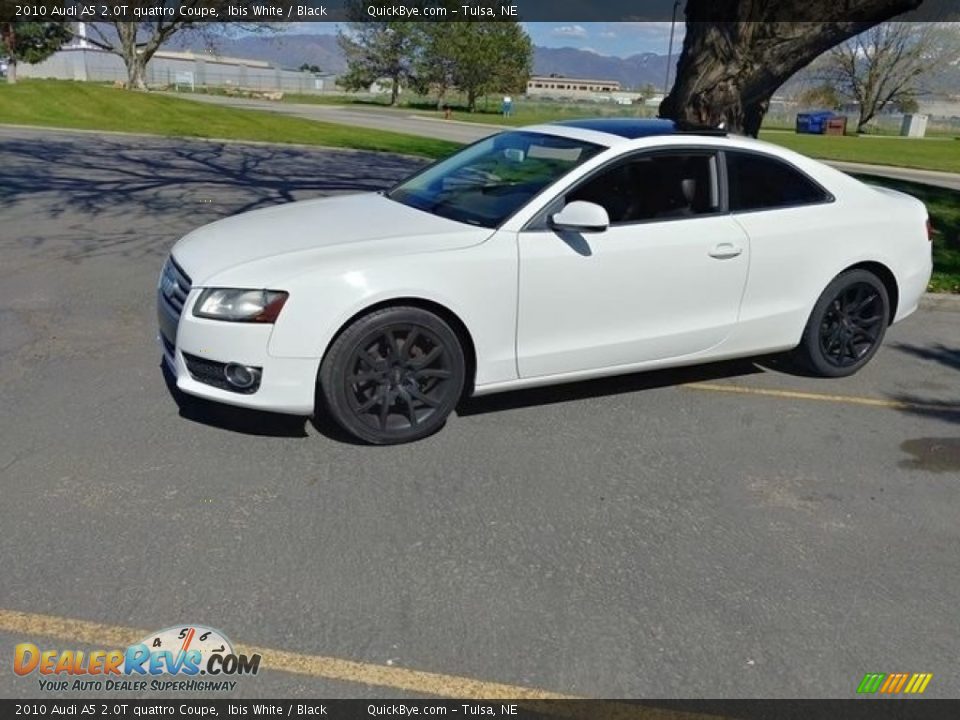 2010 Audi A5 2.0T quattro Coupe Ibis White / Black Photo #1