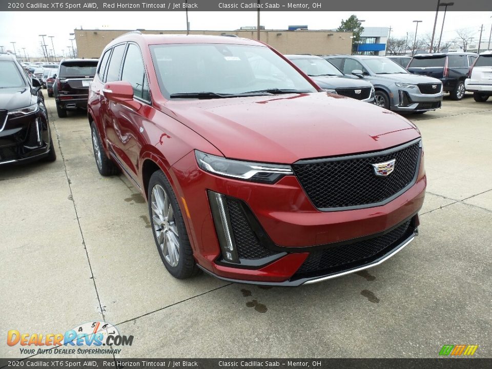 2020 Cadillac XT6 Sport AWD Red Horizon Tintcoat / Jet Black Photo #1