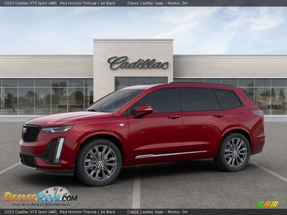 2020 Cadillac XT6 Sport AWD Red Horizon Tintcoat / Jet Black Photo #4