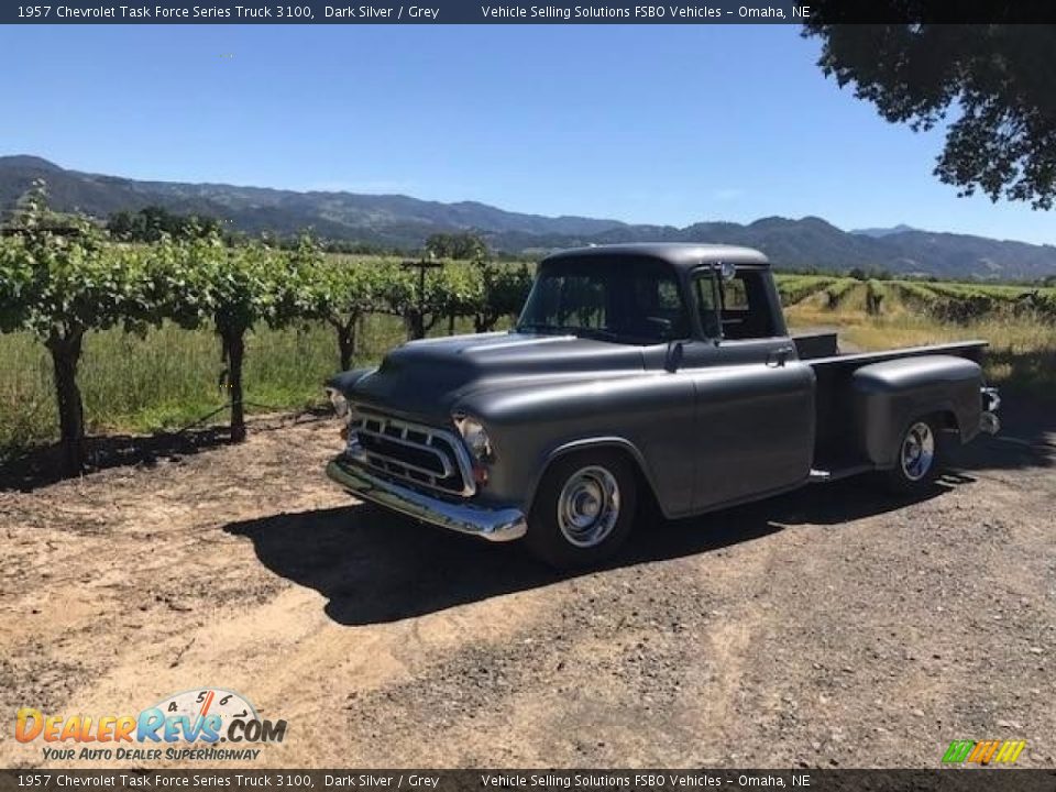 Dark Silver 1957 Chevrolet Task Force Series Truck 3100 Photo #18