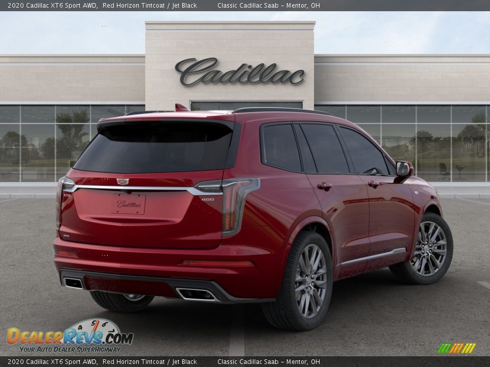 2020 Cadillac XT6 Sport AWD Red Horizon Tintcoat / Jet Black Photo #6