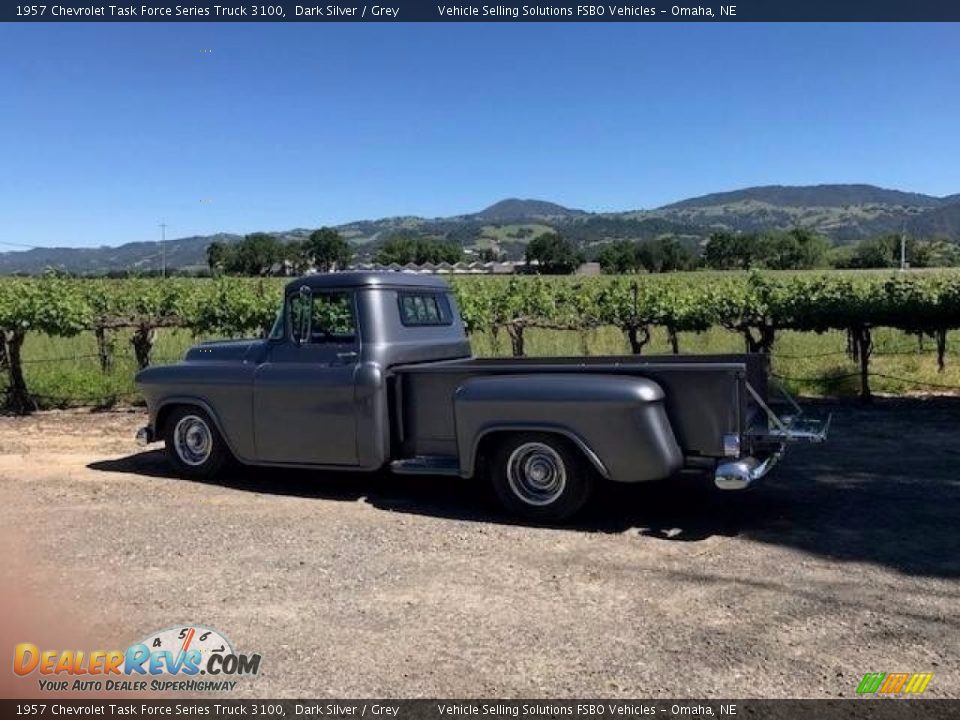 Dark Silver 1957 Chevrolet Task Force Series Truck 3100 Photo #19