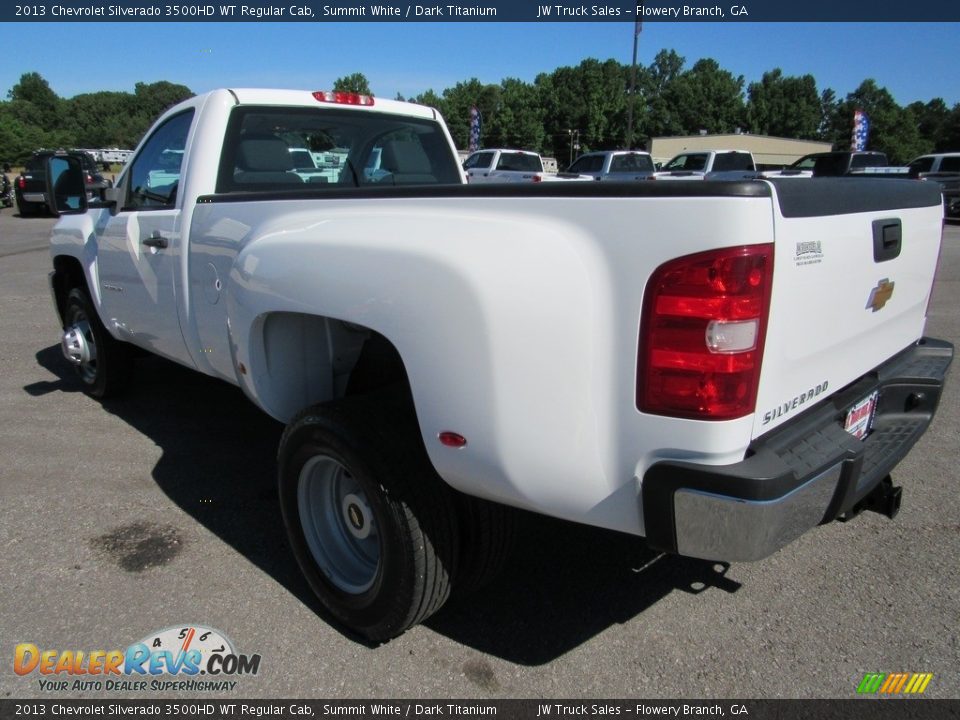 2013 Chevrolet Silverado 3500HD WT Regular Cab Summit White / Dark Titanium Photo #3